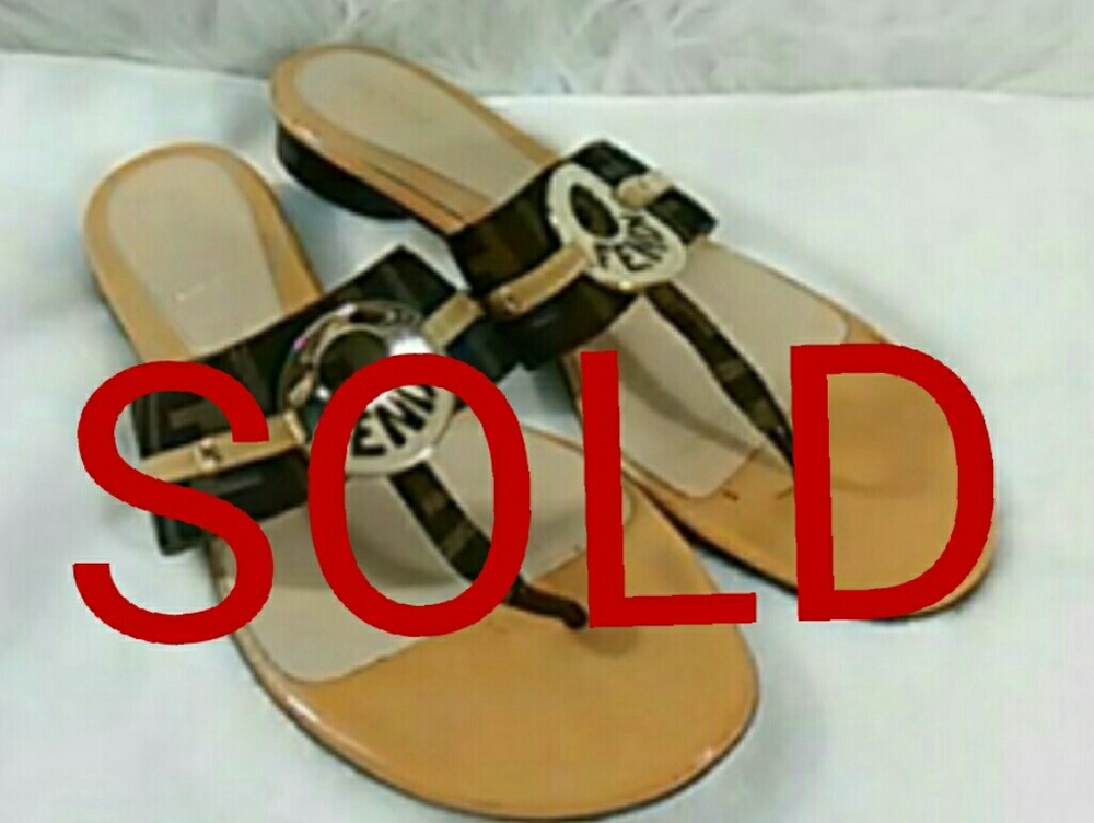 SOLD FENDI SANDALS  7.5  37 1/2